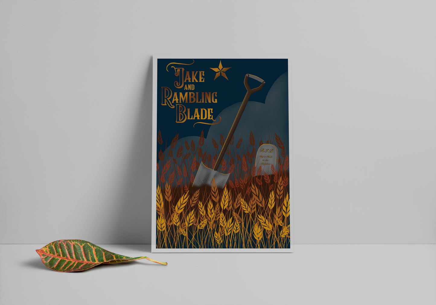 Dig A Hole In The Meadow Poster